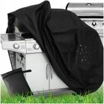 Casa si Gradina - Gradina si terasa - Gratare si accesorii - Accesorii gratare - Husa de protectie pentru gratar, tesatura oxford impermeabila, protectie UV, 145x61x117 cm, negru - Infinity.ro
