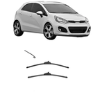 Auto si Moto - Intretinere auto - Stergatoare - Set stergatoare auto KIA RIO III (UB) din 2011-2017, pentru parbriz, Valeo Silencio - Infinity.ro