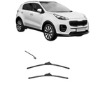 Auto si Moto - Intretinere auto - Stergatoare - Set stergatoare auto KIA SPORTAGE IV VAN (QL, QLE) 2018-2019, pentru parbriz, Valeo Silencio - Infinity.ro