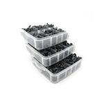 Auto si Moto - Reparatii si depanare - Scule auto - Scule si truse auto - Set de 620 de Cleme din Plastic + 5 unelte Carguard - Infinity.ro