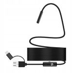 Auto si Moto - Reparatii si depanare - Scule auto - Scule si truse auto - Camera endoscopica MRG M-Y102, IP67, 5 m, 7 mm, USB-C, Android, 6 LED-uri - Infinity.ro