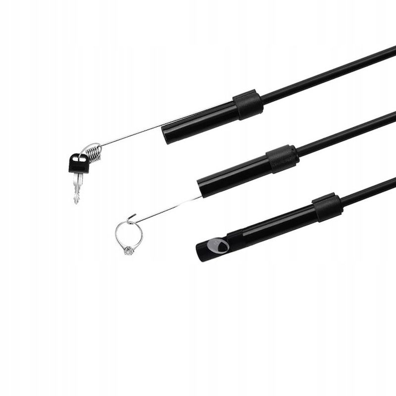 Auto si Moto - Reparatii si depanare - Scule auto - Scule si truse auto - Camera endoscopica MRG M-Y102, IP67, 5 m, 7 mm, USB-C, Android, 6 LED-uri - Infinity.ro