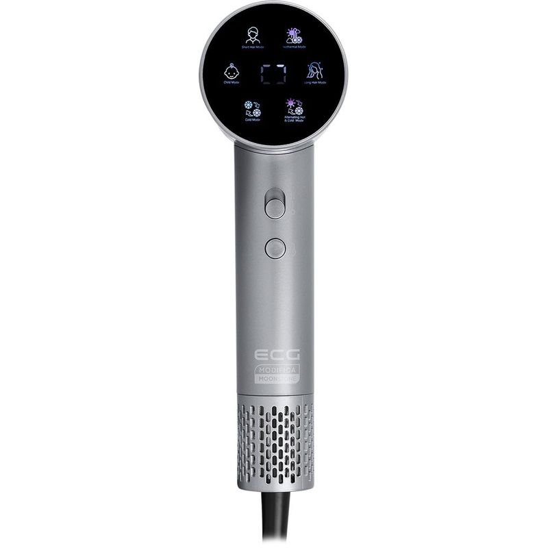 Ingrijire personala si Cosmetice - Aparate & accesorii ingrijire personala - Hair styling - Uscatoare de par - Uscator de par ECG HS 6000AI Sonica Moonstone, 1600W, motor BLDC 110.000 rpm, ionizare, 5 trepte temperatura - Infinity.ro