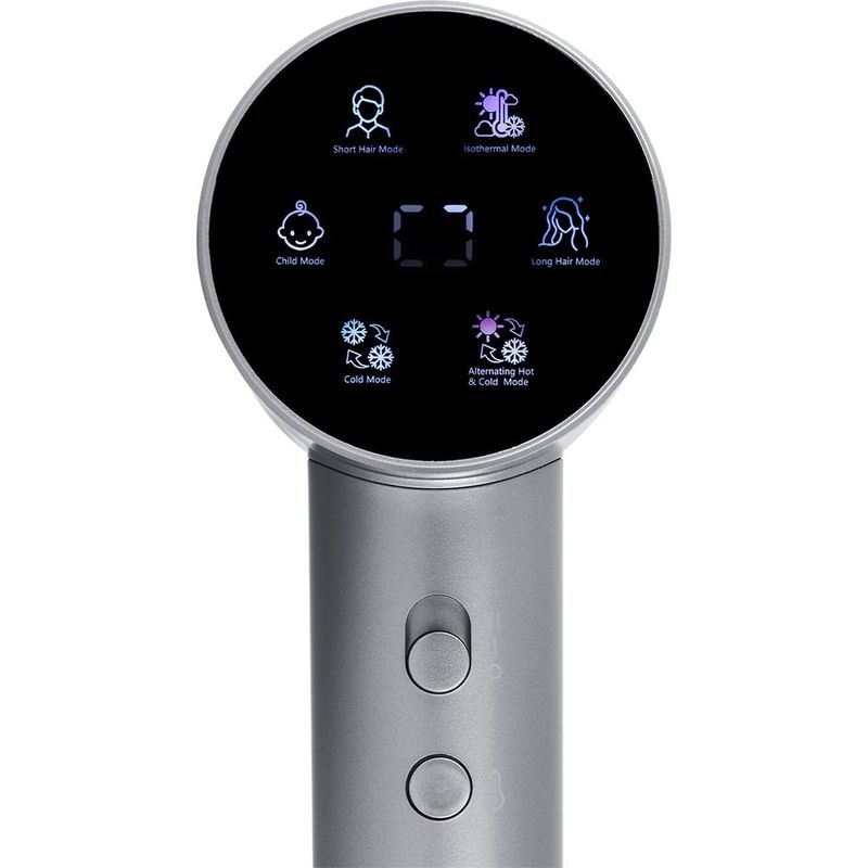 Ingrijire personala si Cosmetice - Aparate & accesorii ingrijire personala - Hair styling - Uscatoare de par - Uscator de par ECG HS 6000AI Sonica Moonstone, 1600W, motor BLDC 110.000 rpm, ionizare, 5 trepte temperatura - Infinity.ro
