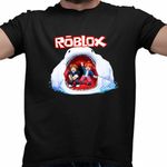Fashion, accesorii si bijuterii - Barbati - Imbracaminte - Tricouri si bluze barbati - Tricou Barbati Fish it Pescar Roblox Sea Monster, negru, marime M - Infinity.ro