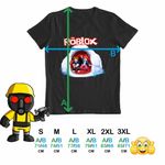 Fashion, accesorii si bijuterii - Barbati - Imbracaminte - Tricouri si bluze barbati - Tricou Barbati Fish it Pescar Roblox Sea Monster, negru, marime M - Infinity.ro