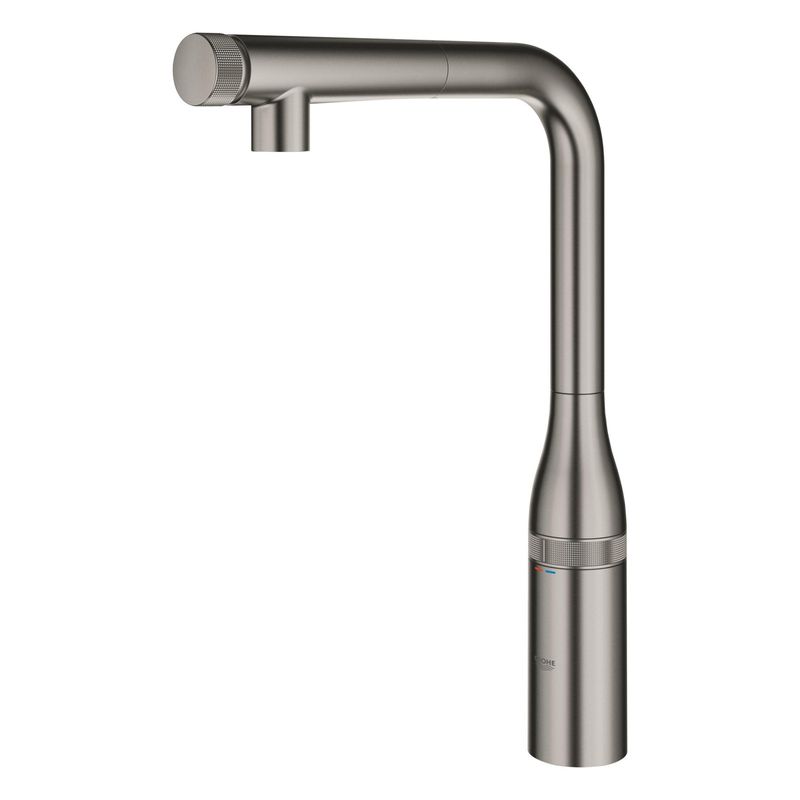 Casa si Gradina - Sanitare - Chiuveta bucatarie si accesorii - Baterii bucatarie - Baterie bucatarie Grohe 30444AL0, 1 bar, 366 mm, 199 mm, 1 orificii instalare, 1 sprayuri, 180 unghi pivotare, Grafit - Infinity.ro