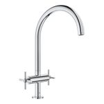 Casa si Gradina - Sanitare - Chiuveta bucatarie si accesorii - Baterii bucatarie - Baterie de bucatarie Grohe 30362000, 1 bar, 386 mm, 221 mm, 1 orificii instalare, 1 sprayuri, 360 unghi pivotare, Crom - Infinity.ro