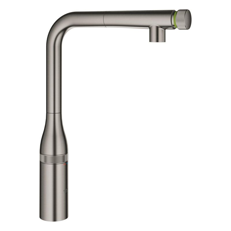 Casa si Gradina - Sanitare - Chiuveta bucatarie si accesorii - Baterii bucatarie - Baterie bucatarie Grohe 30444AL0, 1 bar, 366 mm, 199 mm, 1 orificii instalare, 1 sprayuri, 180 unghi pivotare, Grafit - Infinity.ro