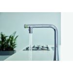 Casa si Gradina - Sanitare - Chiuveta bucatarie si accesorii - Baterii bucatarie - Baterie bucatarie Grohe 31886000, 1 bar, 376 mm, 200 mm, 1 orificii instalare, 2 sprayuri, 180 unghi pivotare, Crom - Infinity.ro