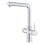 Casa si Gradina - Sanitare - Chiuveta bucatarie si accesorii - Baterii bucatarie - Baterie bucatarie Grohe 30600000, 1 bar, 367 mm, 223 mm, 1 orificii instalare, 2 sprayuri, 180 unghi pivotare, Crom - Infinity.ro