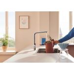 Casa si Gradina - Sanitare - Chiuveta bucatarie si accesorii - Baterii bucatarie - Baterie bucatarie Grohe 30600000, 1 bar, 367 mm, 223 mm, 1 orificii instalare, 2 sprayuri, 180 unghi pivotare, Crom - Infinity.ro