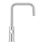 Casa si Gradina - Sanitare - Chiuveta bucatarie si accesorii - Baterii bucatarie - Baterie bucatarie Grohe 1010740001, 0.6 bar, 393 mm, 224 mm, 1 orificii instalare, 3 sprayuri, 160 unghi pivotare, Crom - Infinity.ro