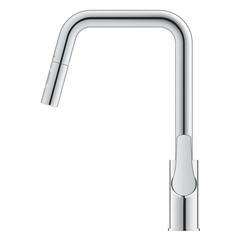 Casa si Gradina - Sanitare - Chiuveta bucatarie si accesorii - Baterii bucatarie - Baterie bucatarie Grohe 30619000, 1 bar, 362 mm, 221 mm, 1 orificii instalare, 2 sprayuri, 180 unghi pivotare, Crom - Infinity.ro
