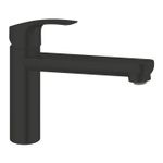 Casa si Gradina - Sanitare - Chiuveta bucatarie si accesorii - Baterii bucatarie - Baterie bucatarie Grohe 304632430, 1 bar, 202 mm, 222 mm, 1 orificii instalare, 1 sprayuri, 360 unghi pivotare, Negru - Infinity.ro