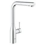 Casa si Gradina - Sanitare - Chiuveta bucatarie si accesorii - Baterii bucatarie - Baterie bucatarie Grohe 30504000, 1 bar, 348 mm, 204 mm, 1 orificii instalare, 2 sprayuri, 180 unghi pivotare, Crom - Infinity.ro