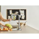 Casa si Gradina - Sanitare - Chiuveta bucatarie si accesorii - Baterii bucatarie - Baterie bucatarie Grohe 30619000, 1 bar, 362 mm, 221 mm, 1 orificii instalare, 2 sprayuri, 180 unghi pivotare, Crom - Infinity.ro