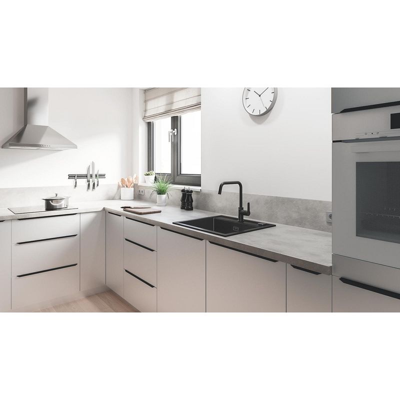 Casa si Gradina - Sanitare - Chiuveta bucatarie si accesorii - Baterii bucatarie - Baterie bucatarie Grohe 304702430, 1 bar, 310 mm, 228 mm, 1 orificii instalare, 1 sprayuri, 180 unghi pivotare, Negru - Infinity.ro
