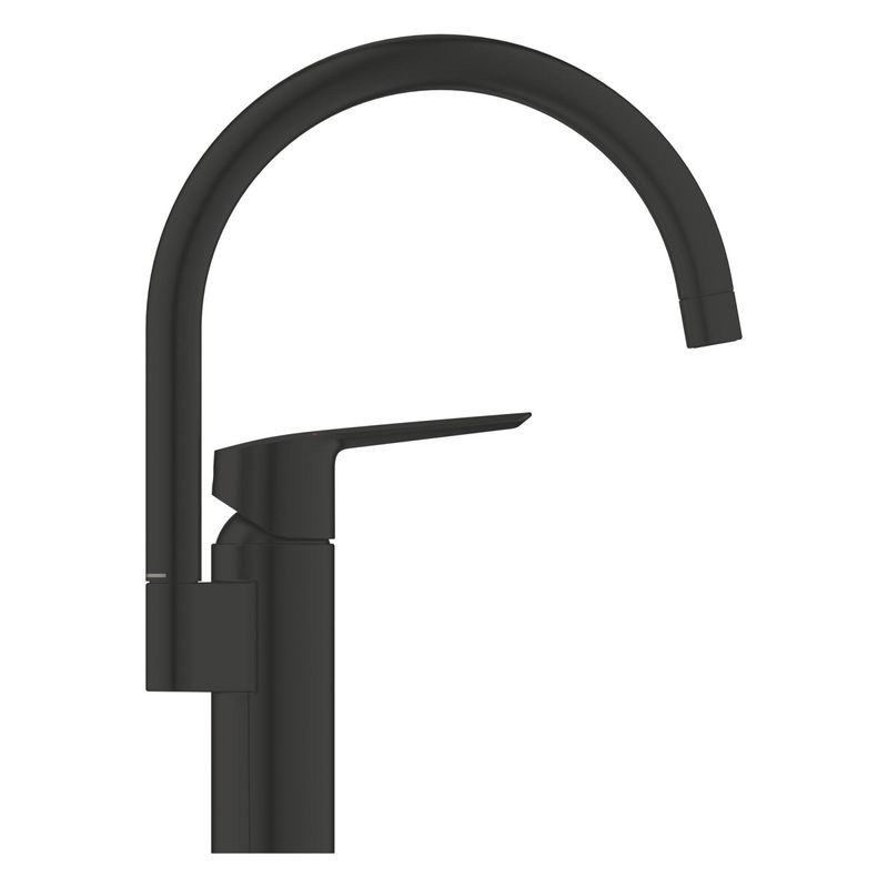 Casa si Gradina - Sanitare - Chiuveta bucatarie si accesorii - Baterii bucatarie - Baterie bucatarie Grohe 304692430, 0.8 bar, 339 mm, 183 mm, 1 orificii instalare, 1 sprayuri, 360 unghi pivotare, Negru - Infinity.ro