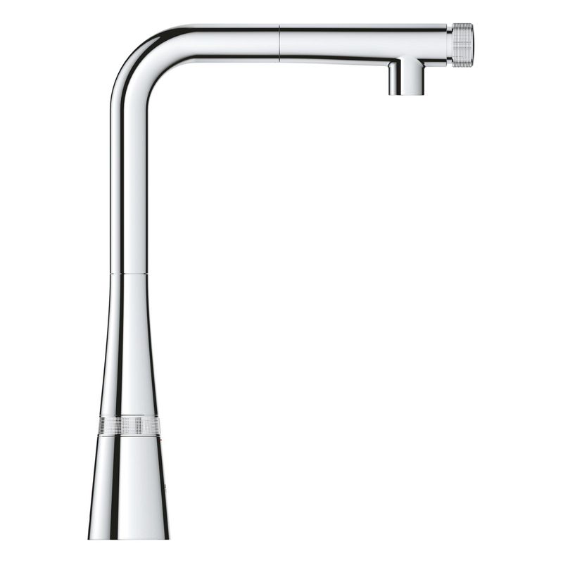 Casa si Gradina - Sanitare - Chiuveta bucatarie si accesorii - Baterii bucatarie - Baterie bucatarie Grohe 30442000, 1 bar, 370 mm, 199 mm, 1 orificii instalare, 1 sprayuri, 180 unghi pivotare, Crom - Infinity.ro