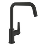 Casa si Gradina - Sanitare - Chiuveta bucatarie si accesorii - Baterii bucatarie - Baterie bucatarie Grohe 304702430, 1 bar, 310 mm, 228 mm, 1 orificii instalare, 1 sprayuri, 180 unghi pivotare, Negru - Infinity.ro