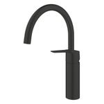 Casa si Gradina - Sanitare - Chiuveta bucatarie si accesorii - Baterii bucatarie - Baterie bucatarie Grohe 304692430, 0.8 bar, 339 mm, 183 mm, 1 orificii instalare, 1 sprayuri, 360 unghi pivotare, Negru - Infinity.ro