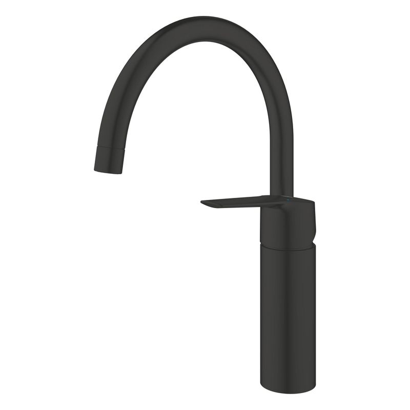 Casa si Gradina - Sanitare - Chiuveta bucatarie si accesorii - Baterii bucatarie - Baterie bucatarie Grohe 304692430, 0.8 bar, 339 mm, 183 mm, 1 orificii instalare, 1 sprayuri, 360 unghi pivotare, Negru - Infinity.ro