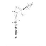 Casa si Gradina - Sanitare - Chiuveta bucatarie si accesorii - Baterii bucatarie - Baterie bucatarie Grohe 304702430, 1 bar, 310 mm, 228 mm, 1 orificii instalare, 1 sprayuri, 180 unghi pivotare, Negru - Infinity.ro
