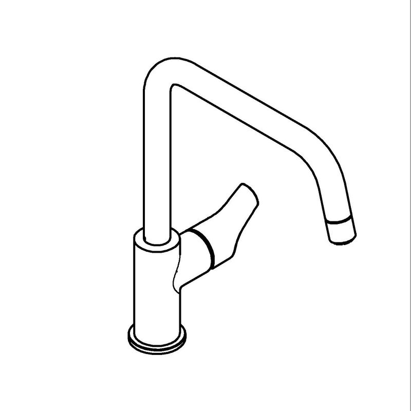 Casa si Gradina - Sanitare - Chiuveta bucatarie si accesorii - Baterii bucatarie - Baterie bucatarie Grohe 1012420000, 0.6 bar, 310 mm, 228 mm, 1 orificii instalare, 1 sprayuri, 150 unghi pivotare, Crom - Infinity.ro