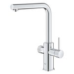 Casa si Gradina - Sanitare - Chiuveta bucatarie si accesorii - Baterii bucatarie - Baterie bucatarie Grohe 30590000, 1 bar, 367 mm, 223 mm, 1 orificii instalare, 2 sprayuri, 180 unghi pivotare, Crom - Infinity.ro