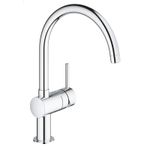 Casa si Gradina - Sanitare - Chiuveta bucatarie si accesorii - Baterii bucatarie - Baterie bucatarie Grohe 30427000, 1 bar, 356 mm, 223 mm, 1 orificii instalare, 1 sprayuri, 360 unghi pivotare, Crom - Infinity.ro