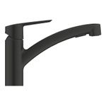 Casa si Gradina - Sanitare - Chiuveta bucatarie si accesorii - Baterii bucatarie - Baterie bucatarie Grohe 305312431, 0.8 bar, 185 mm, 227 mm, 1 orificii instalare, 2 sprayuri, 180 unghi pivotare, Negru - Infinity.ro