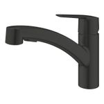 Casa si Gradina - Sanitare - Chiuveta bucatarie si accesorii - Baterii bucatarie - Baterie bucatarie Grohe 305312431, 0.8 bar, 185 mm, 227 mm, 1 orificii instalare, 2 sprayuri, 180 unghi pivotare, Negru - Infinity.ro