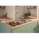 Casa si Gradina - Sanitare - Chiuveta bucatarie si accesorii - Baterii bucatarie - Baterie bucatarie Grohe 30550000, 1 bar, 357 mm, 215 mm, 1 orificii instalare, 1 sprayuri, 180 unghi pivotare, Crom - Infinity.ro