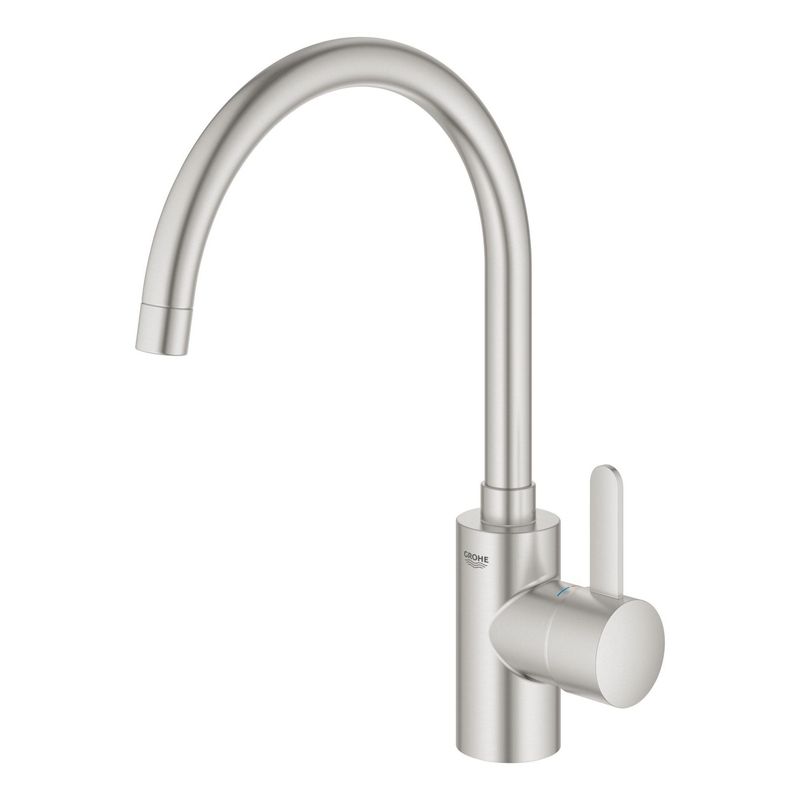 Casa si Gradina - Sanitare - Chiuveta bucatarie si accesorii - Baterii bucatarie - Baterie bucatarie Grohe 30431DC0, 1 bar, 354 mm, 224 mm, 1 orificii instalare, 1 sprayuri, Otel satinat - Infinity.ro