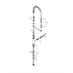 Casa si Gradina - Sanitare - Chiuveta bucatarie si accesorii - Baterii bucatarie - Baterie bucatarie Grohe 30614000, 1 bar, 455 mm, 236 mm, 1 orificii instalare, 2 sprayuri, 360 unghi pivotare, Crom - Infinity.ro