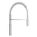 Casa si Gradina - Sanitare - Chiuveta bucatarie si accesorii - Baterii bucatarie - Baterie bucatarie Grohe 30614000, 1 bar, 455 mm, 236 mm, 1 orificii instalare, 2 sprayuri, 360 unghi pivotare, Crom - Infinity.ro