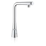 Casa si Gradina - Sanitare - Chiuveta bucatarie si accesorii - Baterii bucatarie - Baterie bucatarie Grohe 31593002, 1 bar, 370 mm, 199 mm, 1 orificii instalare, 2 sprayuri, 140 unghi pivotare, Crom - Infinity.ro