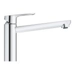 Casa si Gradina - Sanitare - Chiuveta bucatarie si accesorii - Baterii bucatarie - Baterie de bucatarie Grohe 31688000, 1 bar, 193 mm, 222 mm, 1 orificii instalare, 1 sprayuri, 140 unghi pivotare, Crom - Infinity.ro