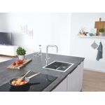 Casa si Gradina - Sanitare - Chiuveta bucatarie si accesorii - Baterii bucatarie - Baterie de bucatarie Grohe 31543000, 1 bar, 393 mm, 224 mm, 1 orificii instalare, 1 sprayuri, 150 unghi pivotare, Crom - Infinity.ro