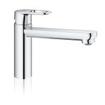Casa si Gradina - Sanitare - Chiuveta bucatarie si accesorii - Baterii bucatarie - Baterie de bucatarie Grohe 31688000, 1 bar, 193 mm, 222 mm, 1 orificii instalare, 1 sprayuri, 140 unghi pivotare, Crom - Infinity.ro
