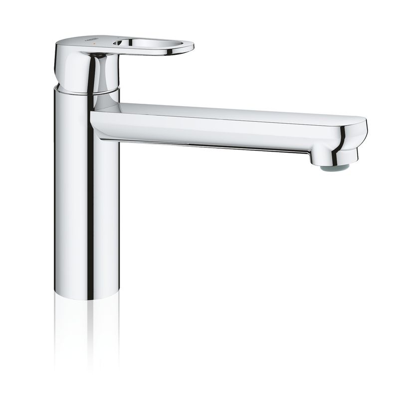 Casa si Gradina - Sanitare - Chiuveta bucatarie si accesorii - Baterii bucatarie - Baterie de bucatarie Grohe 31688000, 1 bar, 193 mm, 222 mm, 1 orificii instalare, 1 sprayuri, 140 unghi pivotare, Crom - Infinity.ro