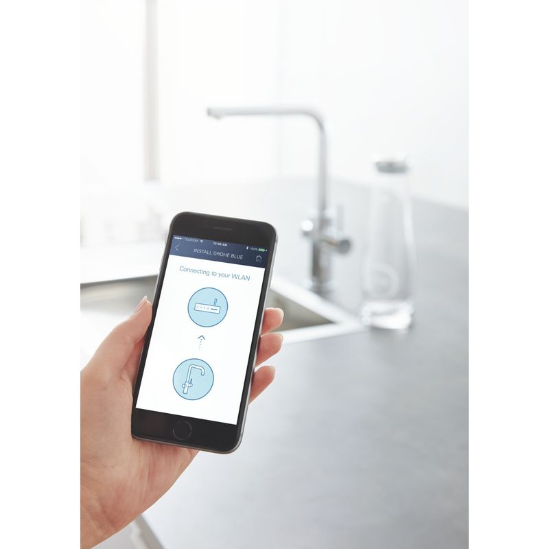 Casa si Gradina - Sanitare - Chiuveta bucatarie si accesorii - Baterii bucatarie - Baterie bucatarie Grohe 31539000, 1 bar, 378 mm, 221 mm, 1 orificii instalare, 3 sprayuri, 150 unghi pivotare, Crom - Infinity.ro
