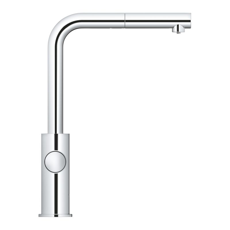 Casa si Gradina - Sanitare - Chiuveta bucatarie si accesorii - Baterii bucatarie - Baterie bucatarie Grohe 31539000, 1 bar, 378 mm, 221 mm, 1 orificii instalare, 3 sprayuri, 150 unghi pivotare, Crom - Infinity.ro