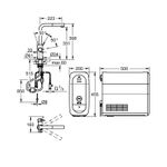 Casa si Gradina - Sanitare - Chiuveta bucatarie si accesorii - Baterii bucatarie - Baterie bucatarie Grohe 31539000, 1 bar, 378 mm, 221 mm, 1 orificii instalare, 3 sprayuri, 150 unghi pivotare, Crom - Infinity.ro