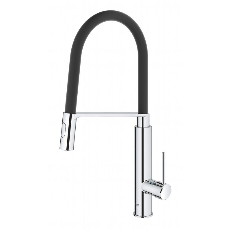 Casa si Gradina - Sanitare - Chiuveta bucatarie si accesorii - Baterii bucatarie - Baterie de bucatarie Grohe 31491000, 1 bar, 510 mm, 235 mm, 1 orificii instalare, 2 sprayuri, 360 unghi pivotare, Crom - Infinity.ro