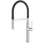 Casa si Gradina - Sanitare - Chiuveta bucatarie si accesorii - Baterii bucatarie - Baterie de bucatarie Grohe 30503000, 1 bar, 530 mm, 240 mm, 1 orificii instalare, 2 sprayuri, 360 unghi pivotare, Crom - Infinity.ro