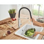 Casa si Gradina - Sanitare - Chiuveta bucatarie si accesorii - Baterii bucatarie - Baterie de bucatarie Grohe 31491000, 1 bar, 510 mm, 235 mm, 1 orificii instalare, 2 sprayuri, 360 unghi pivotare, Crom - Infinity.ro