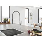 Casa si Gradina - Sanitare - Chiuveta bucatarie si accesorii - Baterii bucatarie - Baterie de bucatarie Grohe 30503000, 1 bar, 530 mm, 240 mm, 1 orificii instalare, 2 sprayuri, 360 unghi pivotare, Crom - Infinity.ro