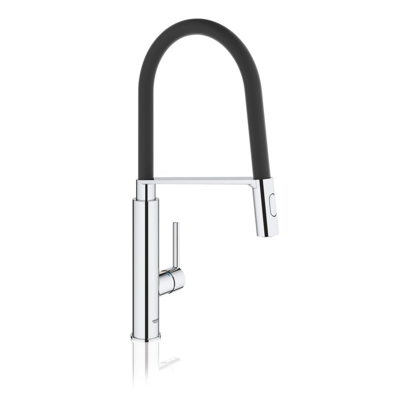 Casa si Gradina - Sanitare - Chiuveta bucatarie si accesorii - Baterii bucatarie - Baterie de bucatarie Grohe 31489000, 1 bar, 510 mm, 235 mm, 1 orificii instalare, 2 sprayuri, 360 unghi pivotare, Crom - Infinity.ro